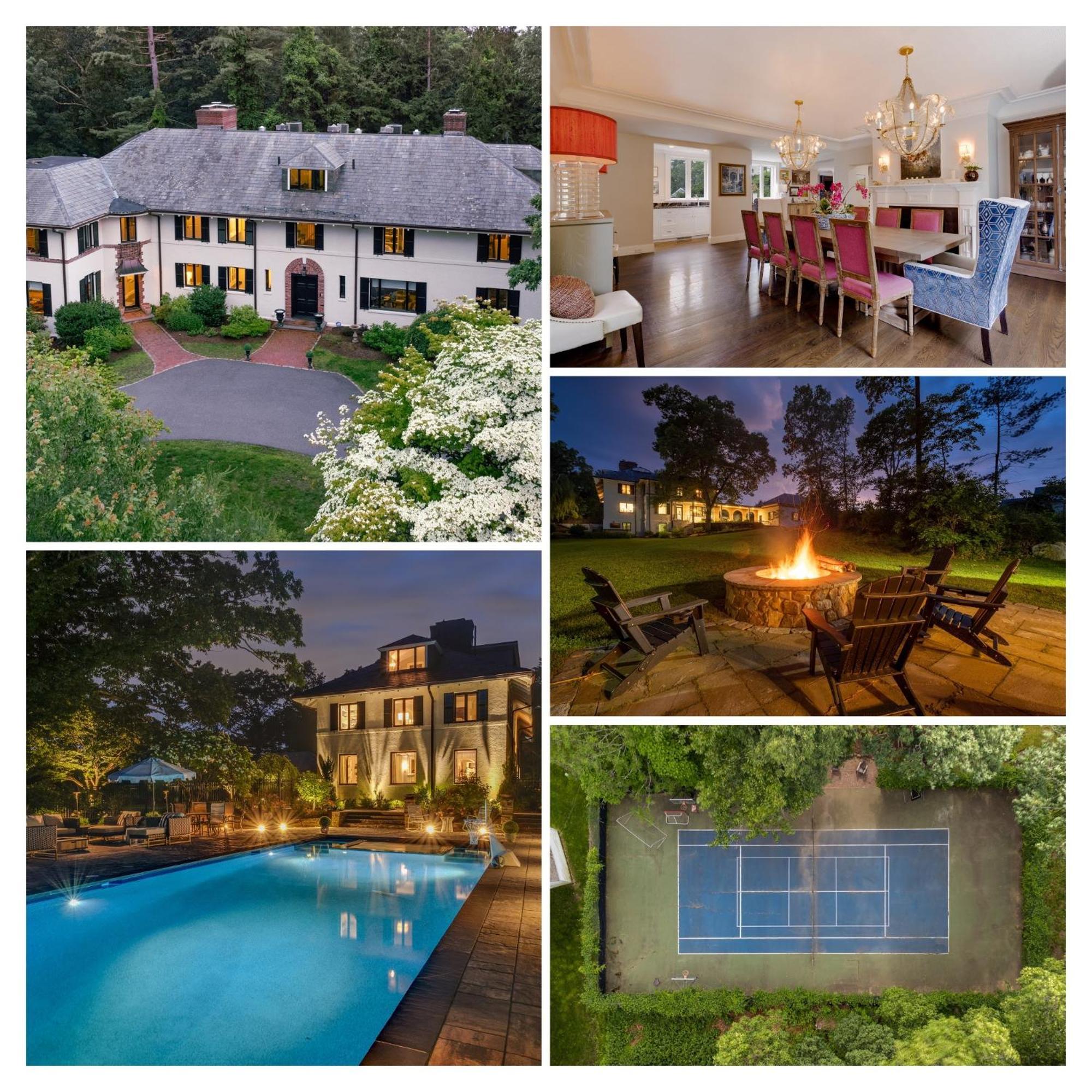 Boston Mansion Heated Pool Fire Pit Tennis Needham Buitenkant foto